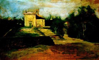 Silvestro Lega, Chiesa di S. Michele a Crespina, olio su tavola Silvestro Lega, Chiesa di S. Michele a Crespina